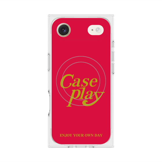 Premium Square Case with MagSafe［ Original - ENJOY YOUR OWN DAY - Red ］