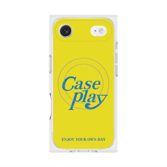 Premium Square Case with MagSafe［ Original - ENJOY YOUR OWN DAY - Yellow ］