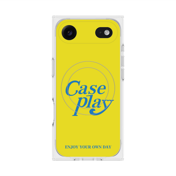 Premium Square Case with MagSafe［ Original - ENJOY YOUR OWN DAY - Yellow ］