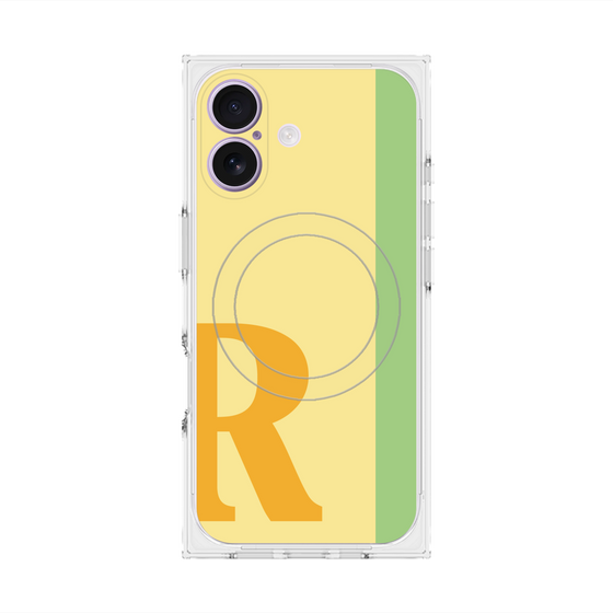 Premium Square Case with MagSafe［ Original - initial color line - R yellow ］