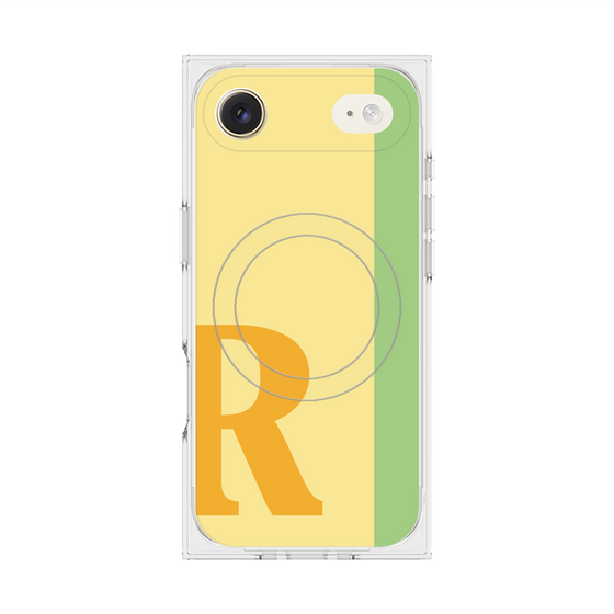 Premium Square Case with MagSafe［ Original - initial color line - R yellow ］