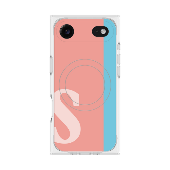 Premium Square Case with MagSafe［ Original - initial color line - S pink ］