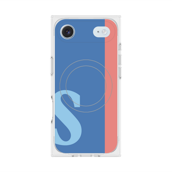 Premium Square Case with MagSafe［ Original - initial color line - S blue ］