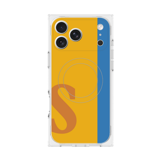 Premium Square Case with MagSafe［ Original - initial color line - S orange ］