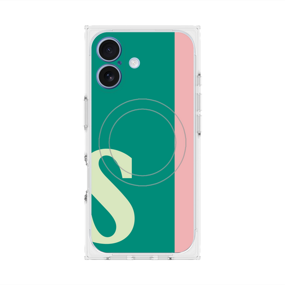 Premium Square Case with MagSafe［ Original - initial color line - S green ］