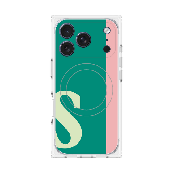 Premium Square Case with MagSafe［ Original - initial color line - S green ］