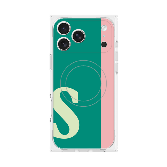 Premium Square Case with MagSafe［ Original - initial color line - S green ］