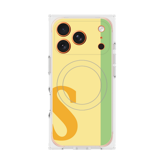Premium Square Case with MagSafe［ Original - initial color line - S yellow ］