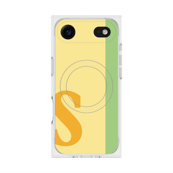 Premium Square Case with MagSafe［ Original - initial color line - S yellow ］