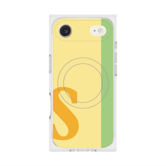 Premium Square Case with MagSafe［ Original - initial color line - S yellow ］