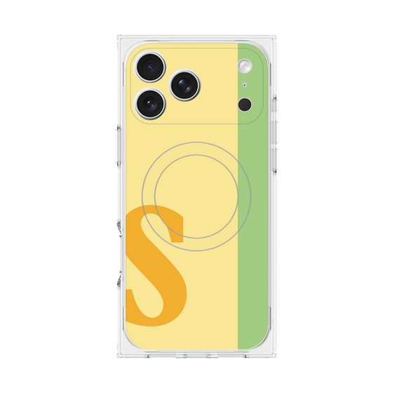 Premium Square Case with MagSafe［ Original - initial color line - S yellow ］
