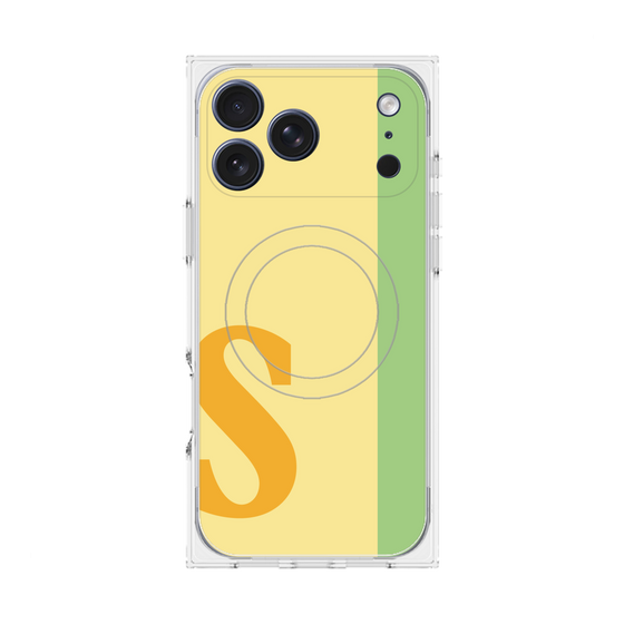 Premium Square Case with MagSafe［ Original - initial color line - S yellow ］