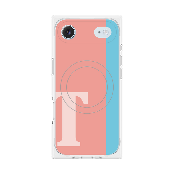 Premium Square Case with MagSafe［ Original - initial color line - T pink ］