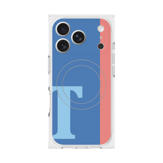 Premium Square Case with MagSafe［ Original - initial color line - T blue ］
