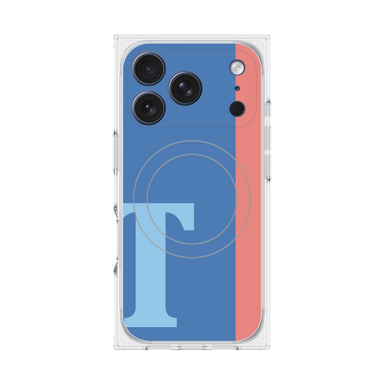 Premium Square Case with MagSafe［ Original - initial color line - T blue ］
