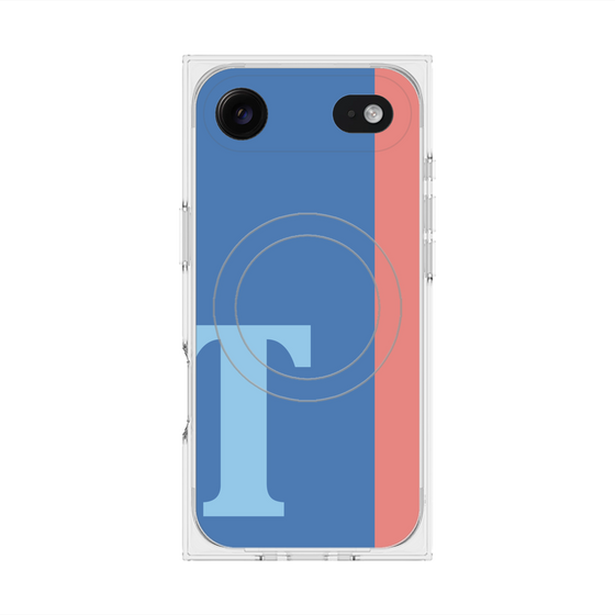 Premium Square Case with MagSafe［ Original - initial color line - T blue ］