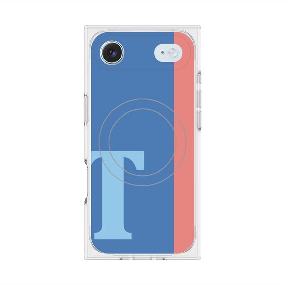 Premium Square Case with MagSafe［ Original - initial color line - T blue ］