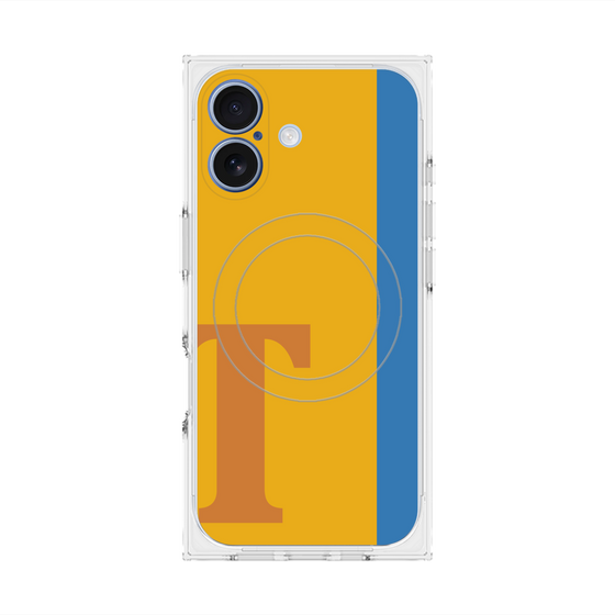 Premium Square Case with MagSafe［ Original - initial color line - T orange ］