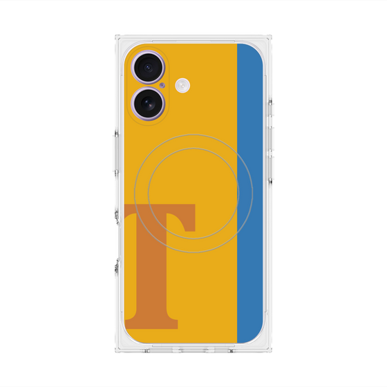 Premium Square Case with MagSafe［ Original - initial color line - T orange ］