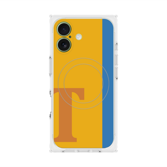 Premium Square Case with MagSafe［ Original - initial color line - T orange ］