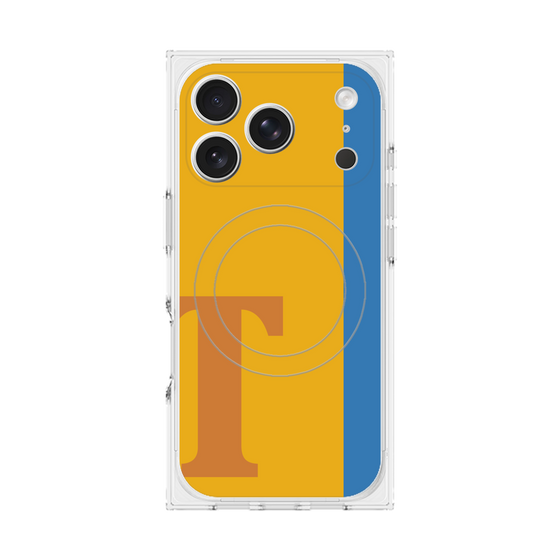 Premium Square Case with MagSafe［ Original - initial color line - T orange ］