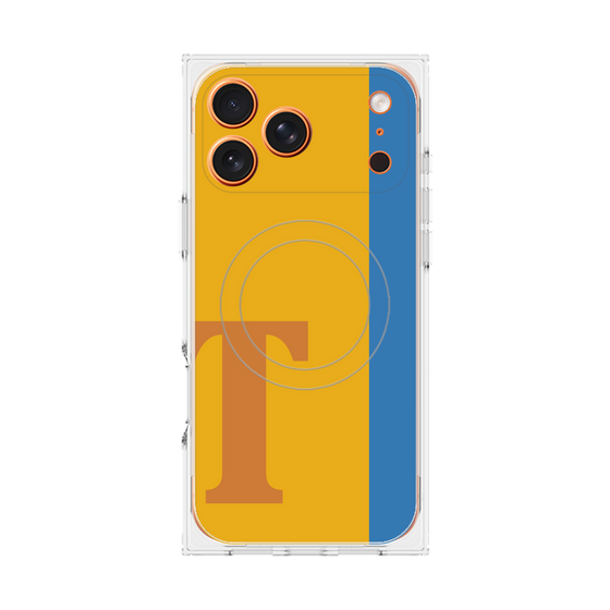 Premium Square Case with MagSafe［ Original - initial color line - T orange ］