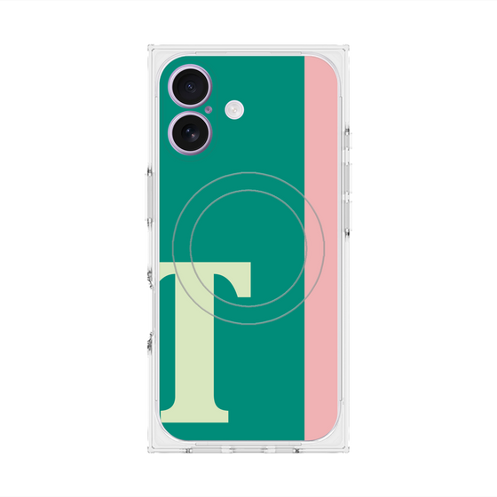 Premium Square Case with MagSafe［ Original - initial color line - T green ］