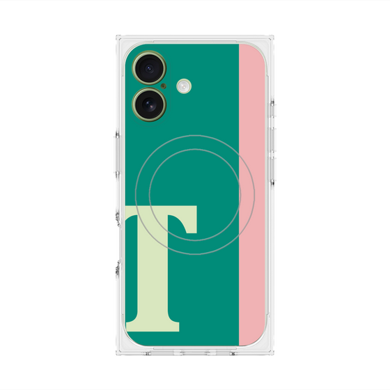 Premium Square Case with MagSafe［ Original - initial color line - T green ］