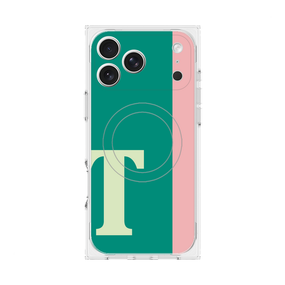 Premium Square Case with MagSafe［ Original - initial color line - T green ］