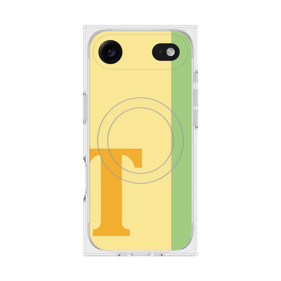 Premium Square Case with MagSafe［ Original - initial color line - T yellow ］