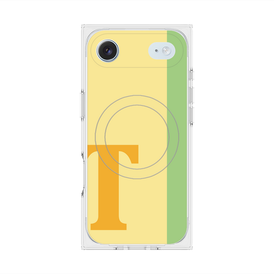 Premium Square Case with MagSafe［ Original - initial color line - T yellow ］