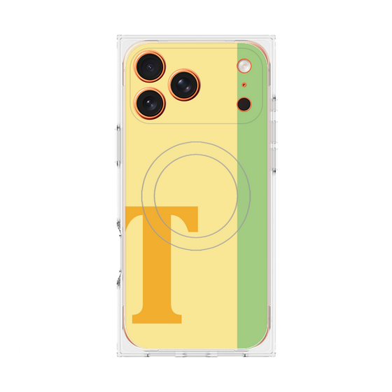 Premium Square Case with MagSafe［ Original - initial color line - T yellow ］