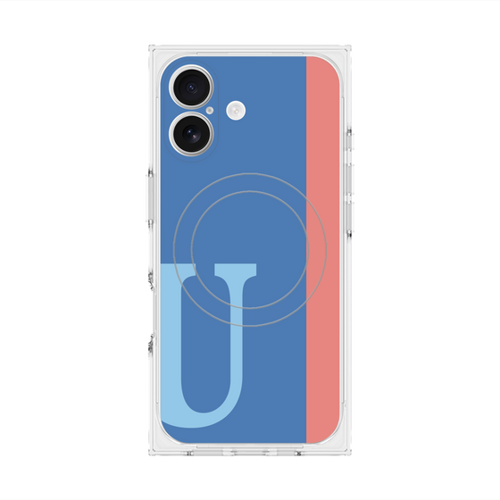 Premium Square Case with MagSafe［ Original - initial color line - U blue ］