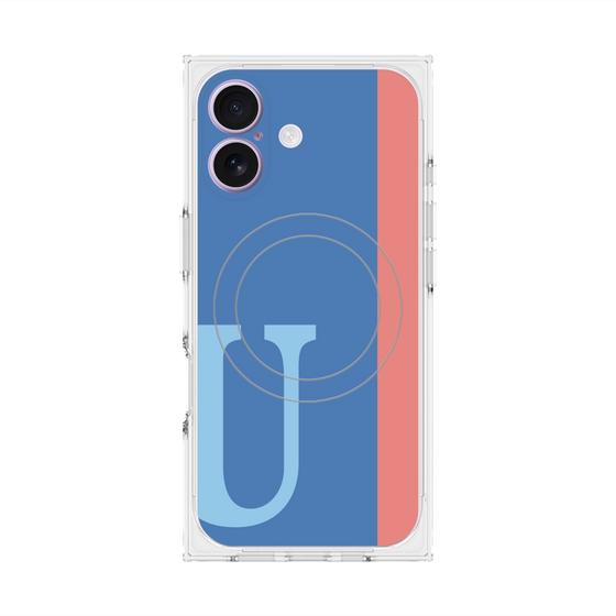 Premium Square Case with MagSafe［ Original - initial color line - U blue ］