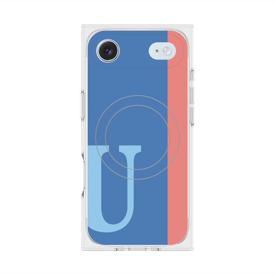 Premium Square Case with MagSafe［ Original - initial color line - U blue ］