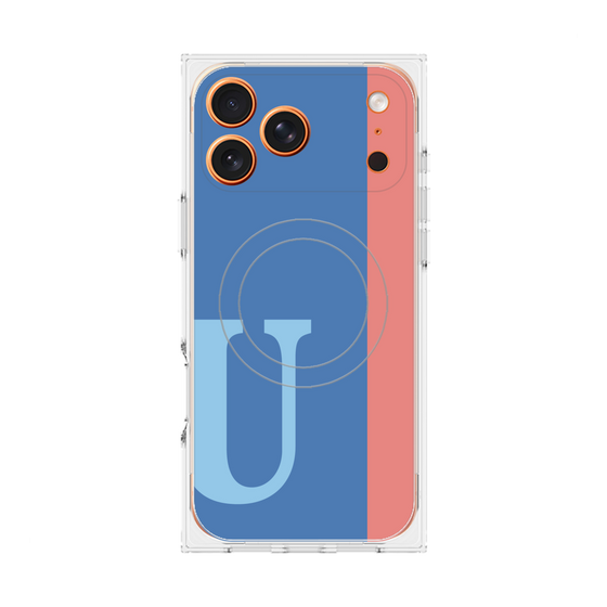 Premium Square Case with MagSafe［ Original - initial color line - U blue ］