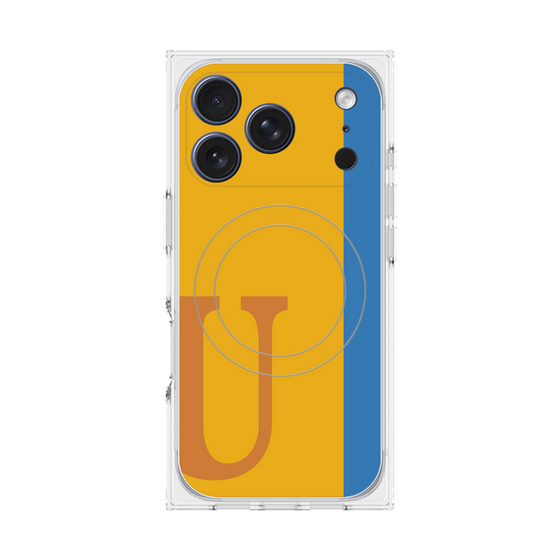 Premium Square Case with MagSafe［ Original - initial color line - U orange ］