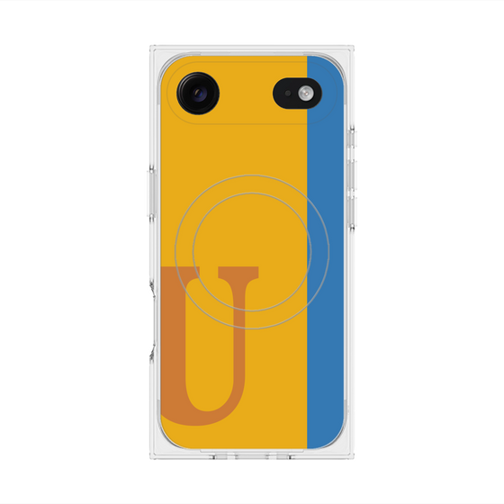 Premium Square Case with MagSafe［ Original - initial color line - U orange ］