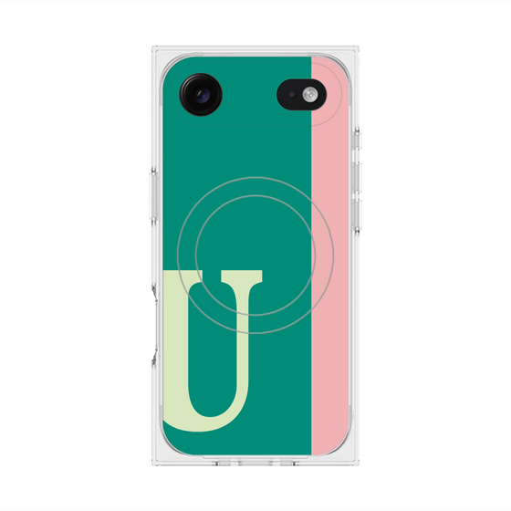 Premium Square Case with MagSafe［ Original - initial color line - U green ］