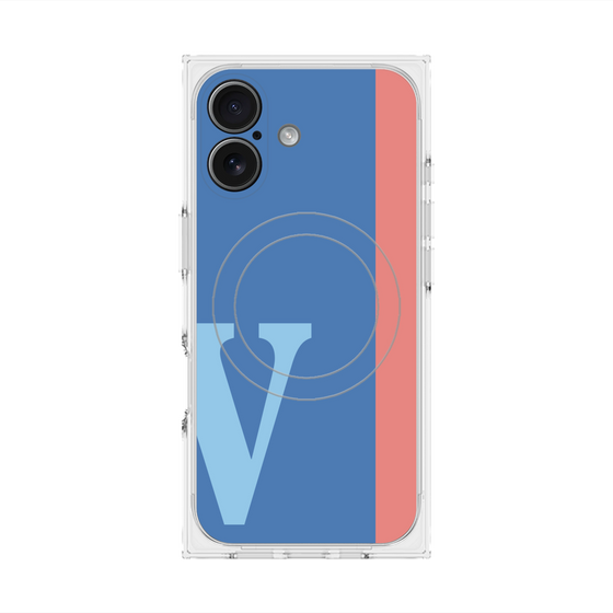 Premium Square Case with MagSafe［ Original - initial color line - V blue ］