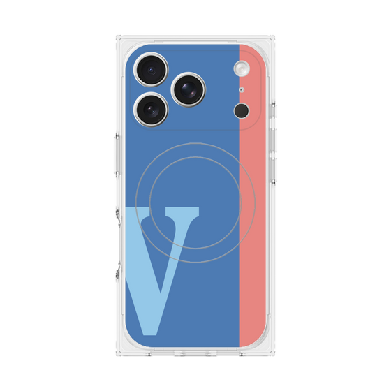 Premium Square Case with MagSafe［ Original - initial color line - V blue ］