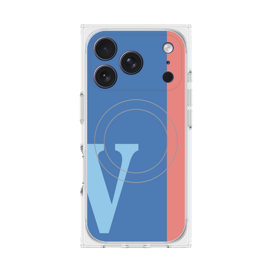 Premium Square Case with MagSafe［ Original - initial color line - V blue ］