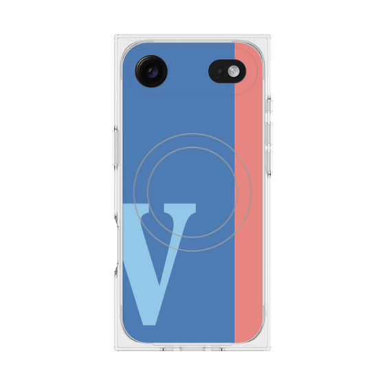 Premium Square Case with MagSafe［ Original - initial color line - V blue ］