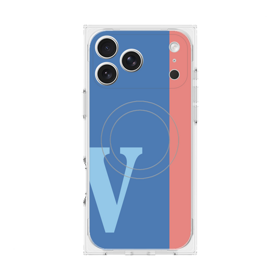 Premium Square Case with MagSafe［ Original - initial color line - V blue ］