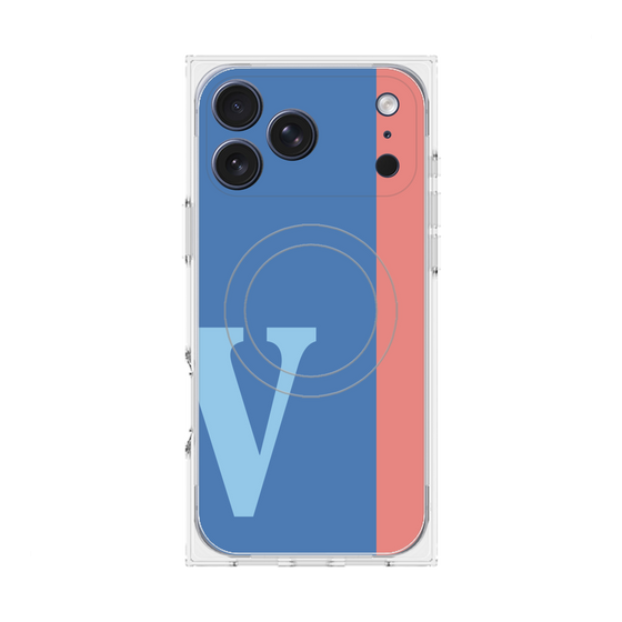 Premium Square Case with MagSafe［ Original - initial color line - V blue ］