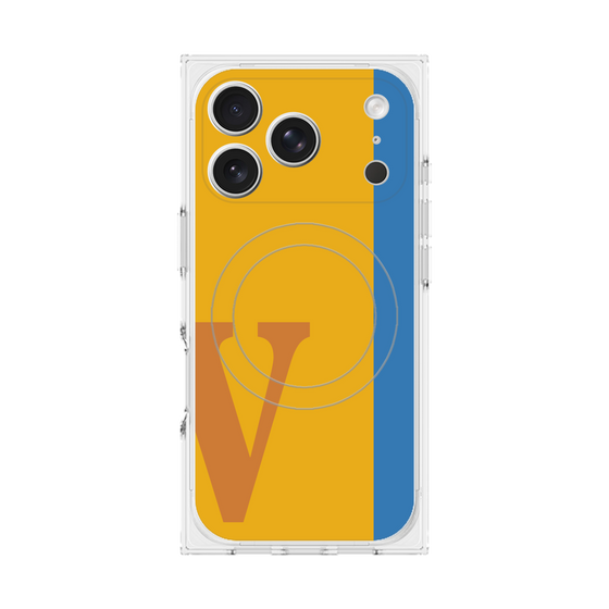 Premium Square Case with MagSafe［ Original - initial color line - V orange ］