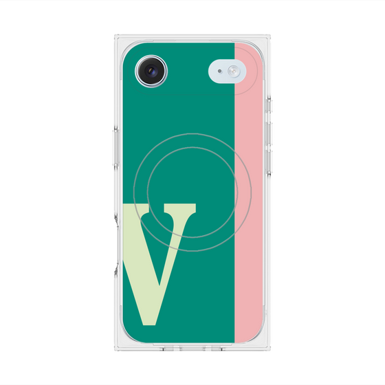 Premium Square Case with MagSafe［ Original - initial color line - V green ］