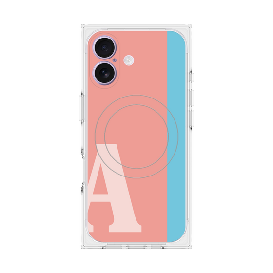 Premium Square Case with MagSafe［ Original - initial color line - A pink ］