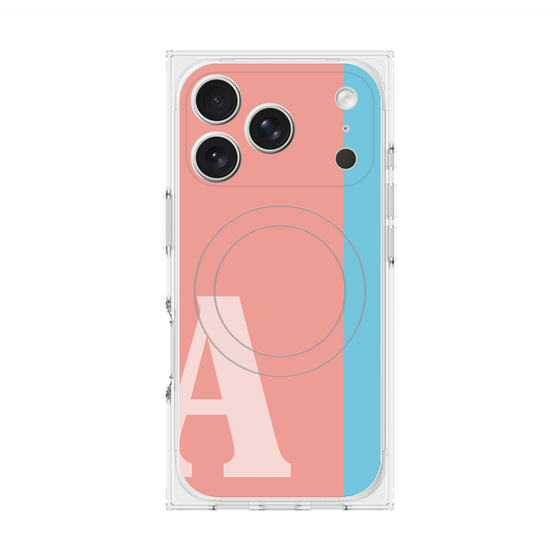 Premium Square Case with MagSafe［ Original - initial color line - A pink ］