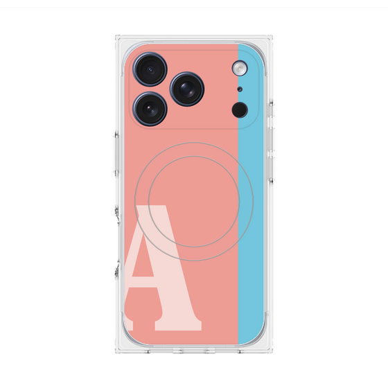 Premium Square Case with MagSafe［ Original - initial color line - A pink ］